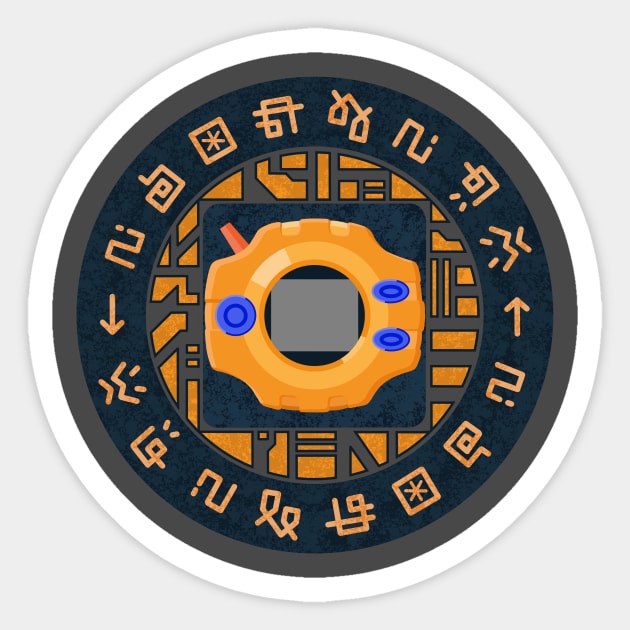 Tai's Digivice Sticker by MEArtworks